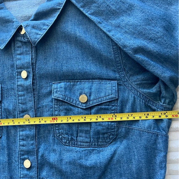 Tory Burch Denim Shirt - Picture 9 of 10